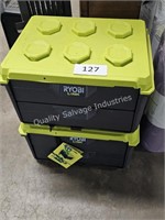 2- ryobi link 2-drawer tool boxes