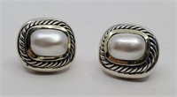 David Yurman, Sterling Silver and 14KT Gold Pearl
