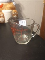 OVEN BASICS / 1 CUP - CLEAR GLASS MEASURING CUP
