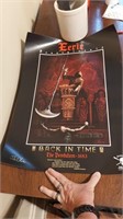 25x18in autographed Eerie poster unframed