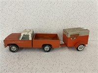 CHEVY PICKUP  AND FORD U-HAUL TRAILER