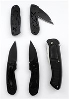 (5) SINGLE BLADE FOLDING UTILITY KNIVES