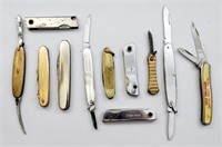 (11) ANTIQUE POCKET KNIVES - GREAT MIX