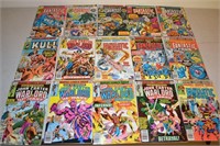 Fifteen Various Marvel Comics