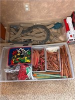 Lincoln Logs, Cowboys, Train Tracks & Asst. Toys