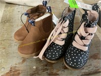 Little girls size 6 ankle boots and hiking boots