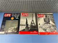 3X LIFE MAGAZINES VINTAGE 30s, 40s & 60s