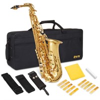 LyxJam Alto Saxophone E Flat Brass Sax Kit, Profes