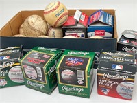 15 Major League Baseballs - Rawlings, Wilson