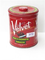 Velvet Pipe Tobacco Metal Can