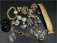 Vintage jewelry lot hollycraft , millor italy