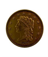 1834 Classic Head 2.50 Gold Coin