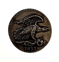 1837 Feuchtwanger Token, One Cent