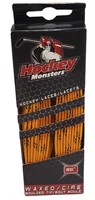 HOCKEY MONSTERS Molded Tip Waxed Laces 96"