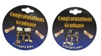 New Graduation Pins Set of 02