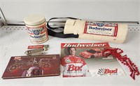 Lot of Budweiser/ Nascar Items