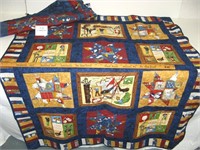 Hand-made Golfer's Lap Quilt