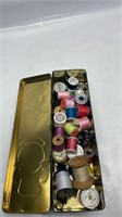 Thread lot With metal tin