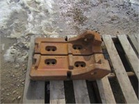 (2) IH Tractor Front Frame Weights