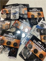 Lot of 45 3v lithium batteries duracell 2032