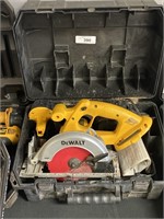 DeWalt 6 1/2” cordless circular saw.