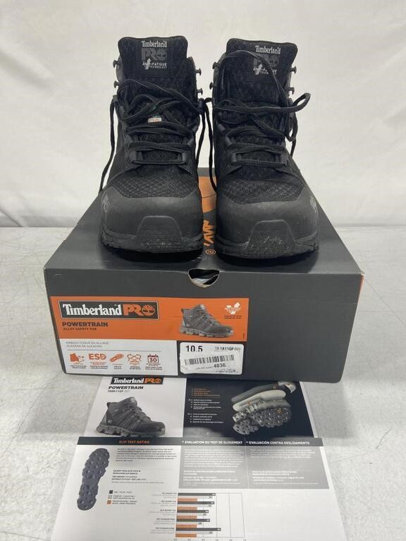 TIMBERLAND PRO STEEL TOE SAFETY BOOTS SIZE M 10.5