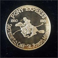 Pony Express Copper Coin