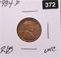 1934-D U.S. Lincoln Cent