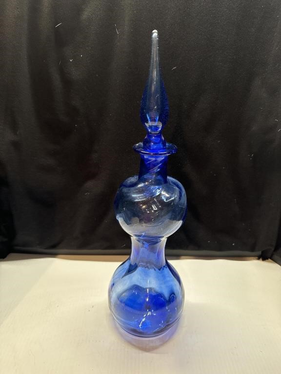 Vintage Blenko? Art Decanter with Stopper