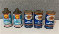 Vintage Shell & STA-power automotive cans