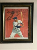 Ted Williams  Framed Picture