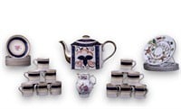 Arthur Wood Tea Pot and Porcelain Tea Set