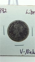 1892 Liberty Nickel