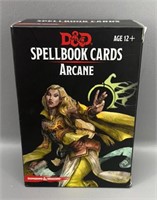 Dungeons and dragons spell book cards arcane