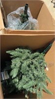 (2) 7.5 ft Artificial Christmas Trees Used in Box