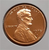 PROOF LINCOLN CENT- 1975-S