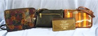 4 PC WOMENS PURSES SMALL AND WALLET *PTRICIA NASH