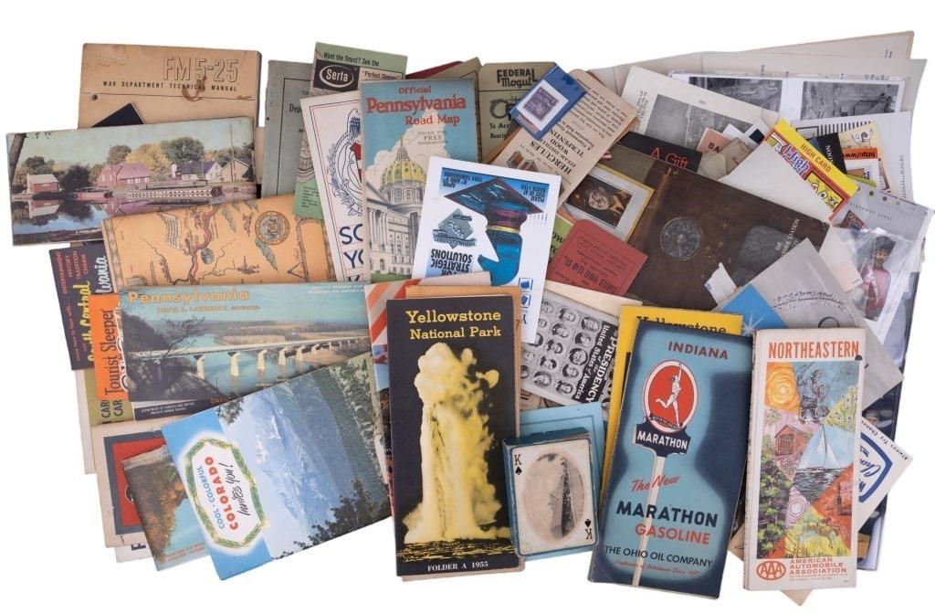 Vintage and Antique Ephemera & Maps