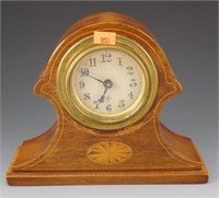 Lot # 3690 - Gilbert Clock Co. Mahogany inlaid