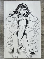 RI 1:50: She-Hulk #13 (2022) LAND B&W VIRGIN VT