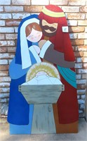 Baby Jesus, Mary and Joseph, over 5' Tall