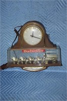 Clock - Budweiser Clydesdale Clock Light, Horse