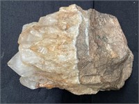 Crystal rock mineral specimen