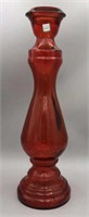 Vintage San Miguel Red Glass Vase