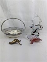 Grouping of Fenton Glass, Art Glass & More