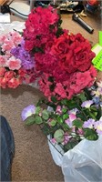 Lot of new artificial flowers