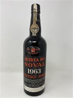 1963 Quinta Do Noval Vintage Port Red Wine.