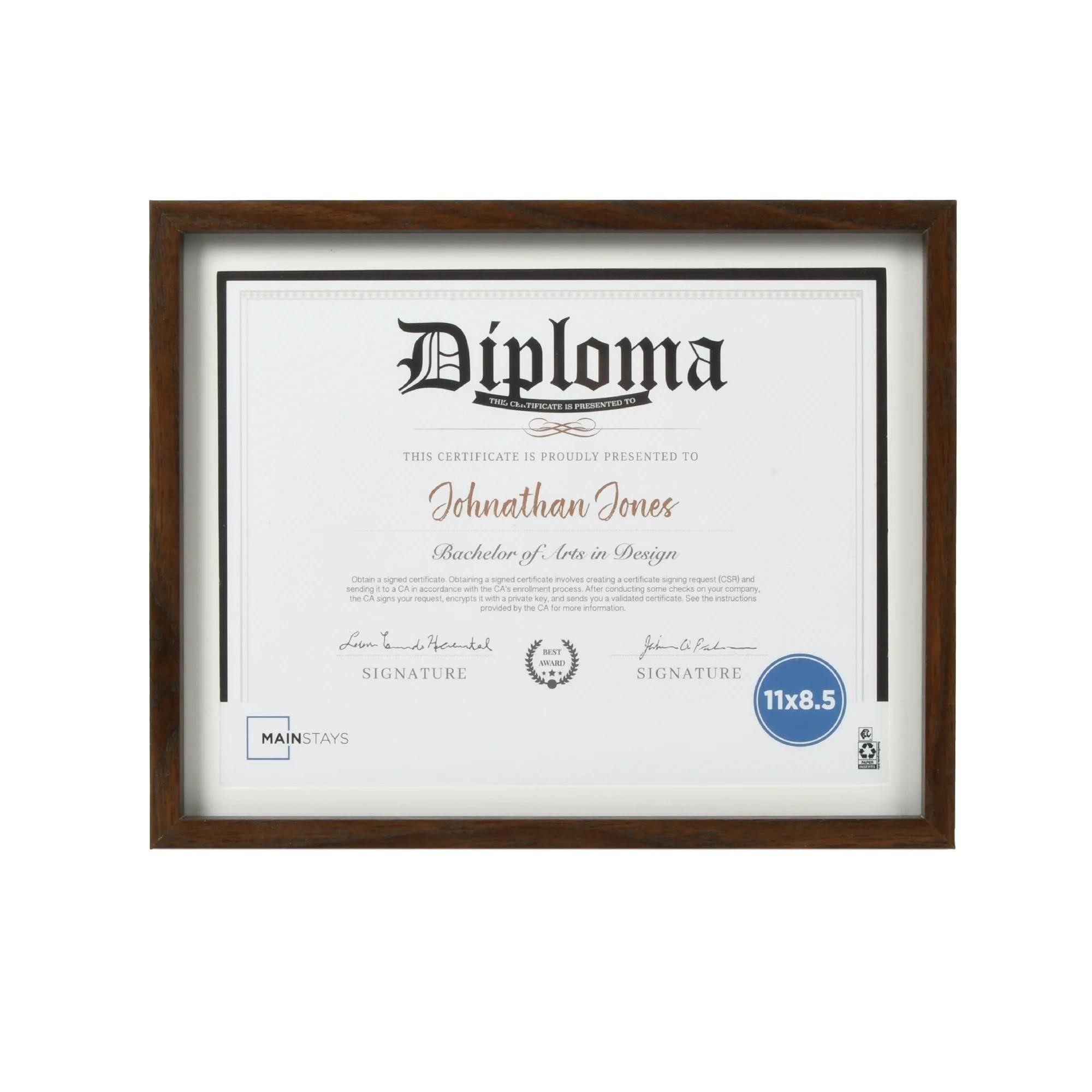 Molded Document Certificate Picture Frame a107