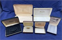 Lot of 6 Nice Hinged Jewelry Gift Boxes