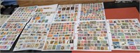 Lot of over 500 vintage and antique stamps from